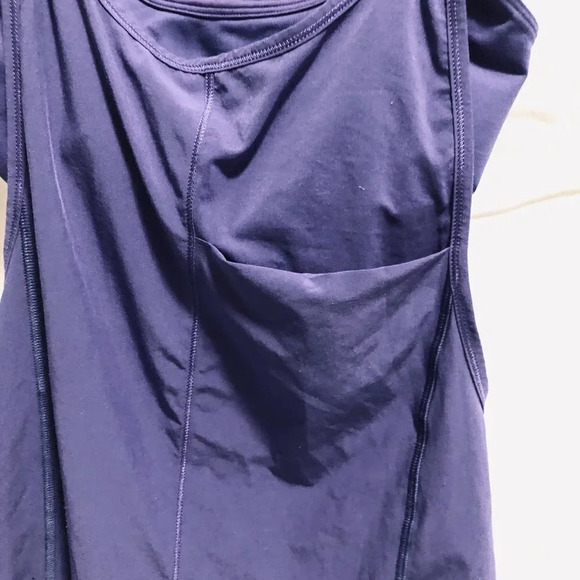 Lululemon Sport Purple Tank Top Size 4 Built In Bra - Picture 3 of 16